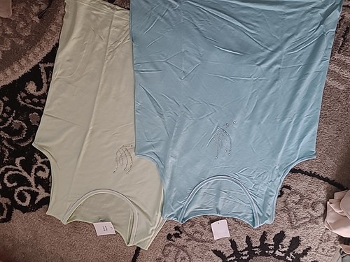Tops blau und - m, mint