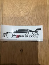audi rs 5 dtm aufkleber