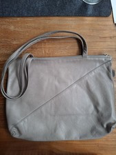Bree Tasche Leder Shopper Grau