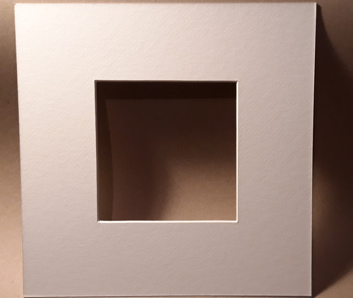 Passepartout viereckig 25x25cm