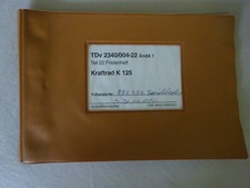 DIENSTVORSCHRIFT, Heer, BUNDESWEHR, 1968, KRAFTRAD K 125 , TDv 2340/004-22