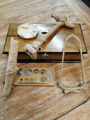 Antike apotheker feinwaage - antike, /