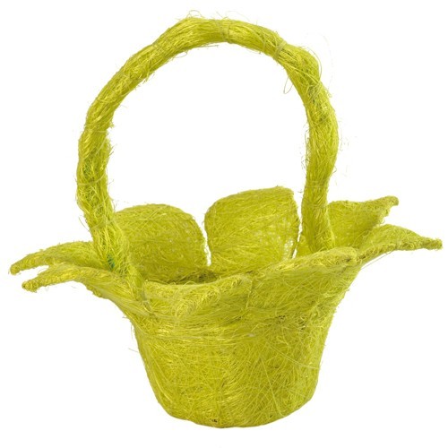 Streukörbchen blume sisal - streukörbchen,