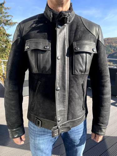 Lederjacke belstaff gangster - lederjacke,