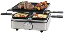 ProfiCook Raclette PC-RG 1301 4er Raclett mit Wendegussplatte