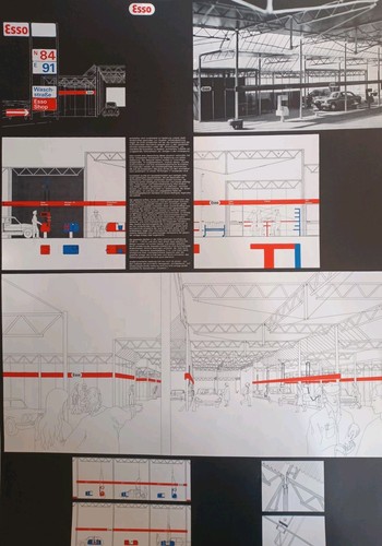 Esso tankstelle plakat otl - a1,
