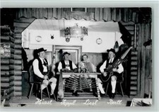 10526135 - Volksmusik - Gruppe mit Kontragitarre , gute ERhaltung Zither