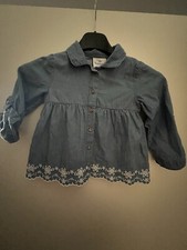 Süße Baby Jeans Bluse Gr.86