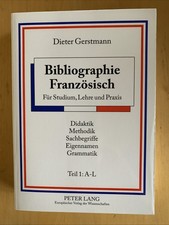 Bibliographie französisch - bibliographie,