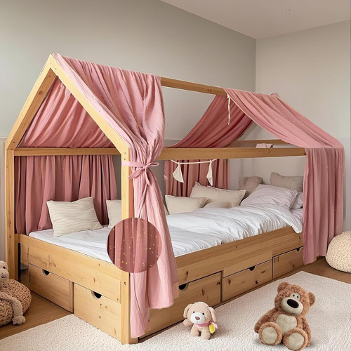 Hausbett himmel mit gold - mit,