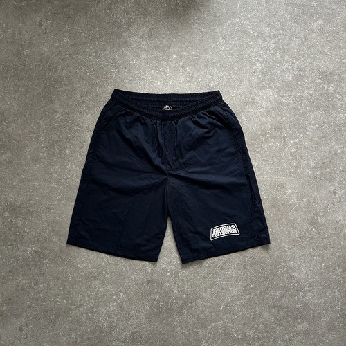 Boohooman nylon shorts navy - boohooman,