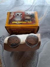 WMF  Kleines Mini Streuer Set Pfeffer und Salz  Cromargan 