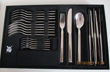 WMF LYRIC BESTECK 24-TEILIG MONOBLOCMESSER EDELSTAHL POLIERT