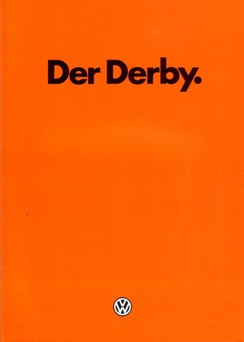 Derby prospekt 1980 - vw,