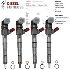 4 x Injektor Bosch 0445110243 Alfa Romeo 1.9JTD JTDM Fiat 1.9 D MJ 0986435104