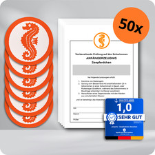 50x Seepferdchen® Abzeichen