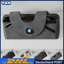 Sonnen Brillen Halter Etui Sonnenblenden Klip Kunstleder Halter für BMW