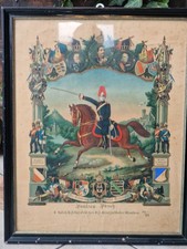 Reservisten Bild kgl bay Feld Art. Regiment Königin Mutter 1892 Ulane zu Pferd