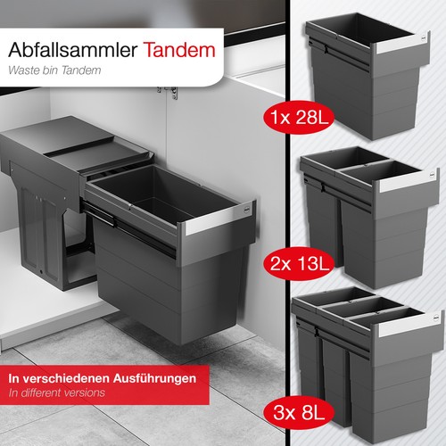 Abfalleimer trennsystem tandem - abfalleimer,
