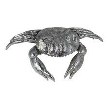 Krebs silber Deko Maritim