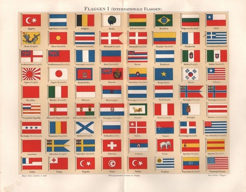 Flaggen international signale - flaggen,