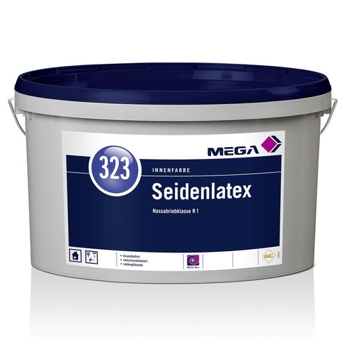 Mega 323 seidenlatex liter - 2,5,