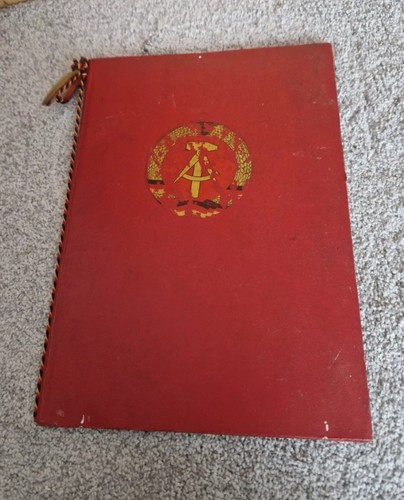 Ddr mappe urkunde - mappe,
