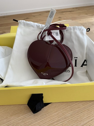 Alaia coeur small patent - alaia,