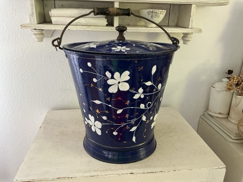 Alter emaille eimer shabby - alter,