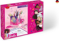 Maped - Geschenkset zum Ausmalen von Barbie ? Bleistifte, Filzstifte,
