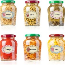 Vintage Blumen Etiketten 250