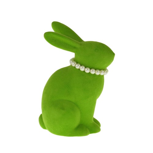 Hase mit perlenkette l - hase,