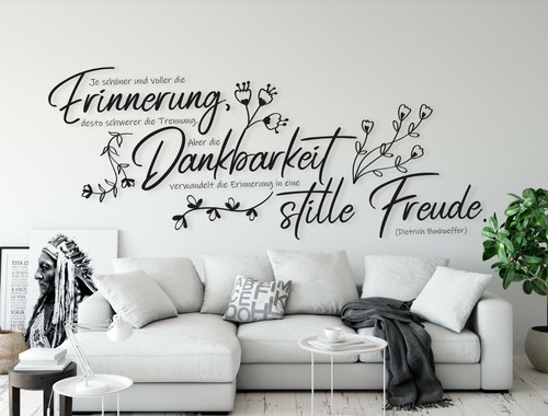 Wandtattoo wohnzimmer sprüche - wandtattoo,