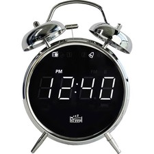 Silva Schneider URW 240 Radiowecker UKW, USB Weckfunktion Chrom-Schwarz