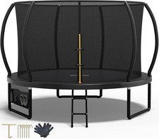 Trampolin Kindertrampolin Gartentrampolin Outdoor Ø244cm Sicherheitsnetz Set 8Ft