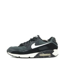 Nike Herren Air Max 90 Schuh Schwarz/Weiß Mesh/Leder ämpfung Sneaker EU 45.5