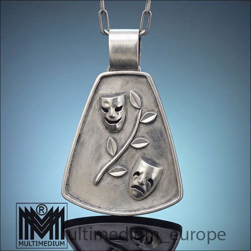 Großer xxl art deco silber - großer,