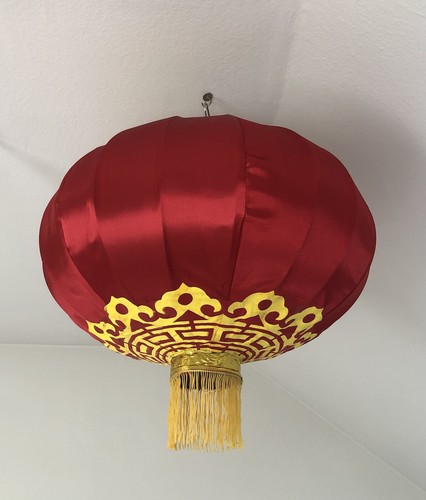 Chinesischer stoff lampion - chinesischer, Ø