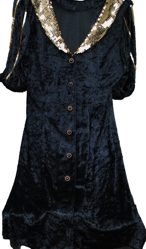 Kleid m schwarz - kleid, gr.38..m..schwarz