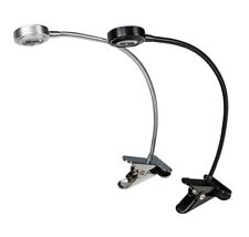Klemmlampe Klemm Bett Lese Leuchte Lampe ALU Schwanenhals Schreibtisch Rund