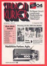 Fussball-Programmheft   83/84