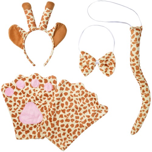Kostüm zubehör set giraffe - kostüm,