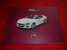 FIAT 124 Spider 1.4 Multiair Turbo Prospekt Brochure Depliant Folleto von 2016