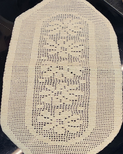 Handmade ovaler gehäkelter