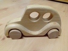 Holzspielzeug, Holzauto, Schiebeauto, Griff-Loch-Fahrzeug