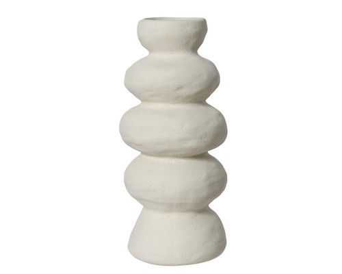 Skulpturale vase 30x13 5cm - skulpturale,