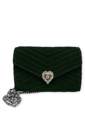 Samtclutch trachtenherz - samtclutch,