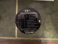 Höhenrechenschieber HR1 - Dennert & Pape, WW2 German version of Bygrave -#84183
