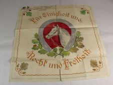 A19/ farbige Entw Zeichnung f Fahne - Pferdekopf im Hufeisen , Reiterverein /318