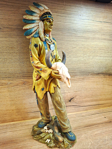 Indianer dekofigur freistehend - indianer,